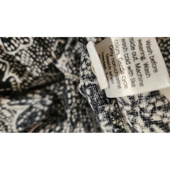 Sonoma Dress Womens Large Sleeveless Floral Linen Rayon Pockets Summer Casual - Picture 11 of 13